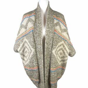 AE Outfitters Chunky Oversized Aztec Warm Cardigan | size medium